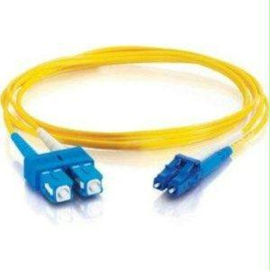 Legrand C2g 3m Lc-sc 9/125 Os1 Duplex Singlemode Fiber Optic Cable (taa Compliant) - Yel