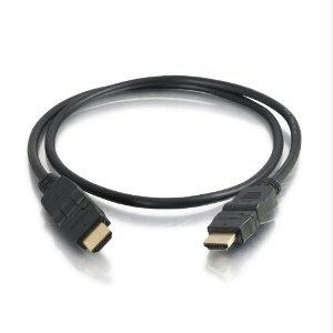 C2g 1m High Speed Hdmi Cable - Ethernet And Rotating Connectors - 4k 30hz (3ft) - 4k