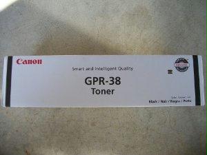 Canon-strategic Canon Gpr-38 Black Toner Cartridge For Use In Ir Advance 6055 6065 6075 Estimate