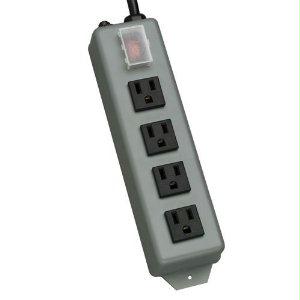 Waber-by-tripp Lite 4-outlet Industrial Power Strip, 6-ft. Cord, Locking Switch