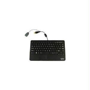 Seal Shield Seal Pup Silicone Mini All-in-one Keyboard With Built-in Touchpad Pointing Devic