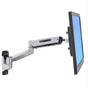 Ergotron Lx Sit-stand Wall Mount Lcd Arm.attach A Smaller Monitor For Use Within