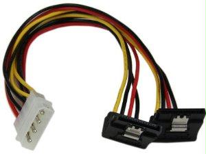 Startech Power Two Sata Drives From A Single Lp4 Power Supply Connector - Lp4 To Dual Sat