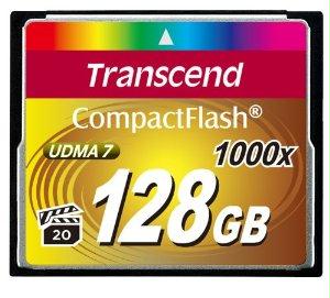 Transcend Information 128gb Cf Card (1000x, Type I )