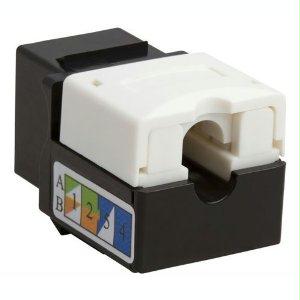 Intellinet Cat5e Keystone Jack Utp, Black, Punch-down