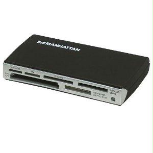 Manhattan - Strategic Manhattan Multi-card Reader/writer Hi-speed Usb 2.0, External, 60-in-1, Black