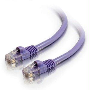 C2g 1ft Cat5e Snagless Unshielded (utp) Network Patch Cable - Purple