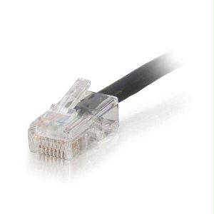 C2g 10ft Cat5e Non-booted Network Patch Cable (plenum-rated) - Black