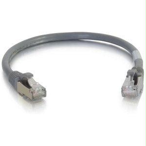 C2g 35ft Cat6a Snagless Shielded (stp) Network Patch Cable - Gray