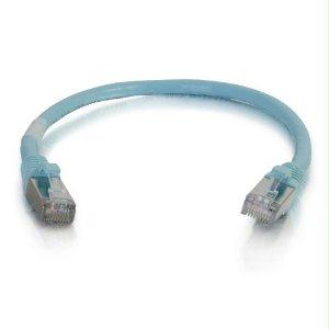 C2g 1ft Cat6a Snagless Shielded (stp) Network Patch Cable - Aqua