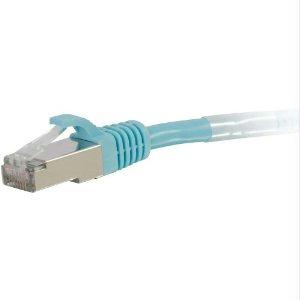 C2g 3ft Cat6a Snagless Shielded (stp) Network Patch Cable - Aqua