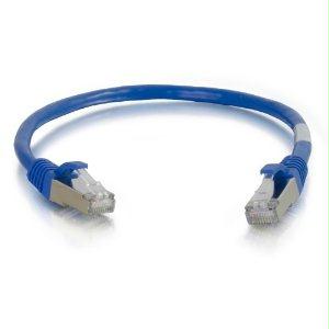 C2g 1ft Cat6 Snagless Shielded (stp) Ethernet Network Patch Cable - Blue