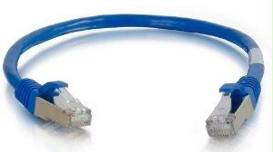 C2g 12ft Cat6 Snagless Shielded (stp) Network Patch Cable - Blue