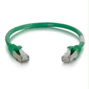 C2g 1ft Cat6 Snagless Shielded (stp) Ethernet Network Patch Cable - Green