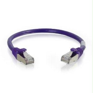 C2g 7ft Cat6 Snagless Shielded (stp) Ethernet Network Patch Cable - Purple