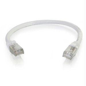 C2g 20ft Cat6 Snagless Shielded (stp) Network Patch Cable - White