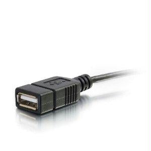 C2g 6in Mobile Device Usb Micro-b To Usb Device Otg Adapter Cable