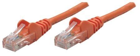 Intellinet 1.5 Ft Orange Cat5e Snagless Patch Cable