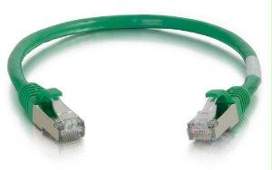 C2g 6in Cat6 Snagless Shielded (stp) Network Patch Cable - Green