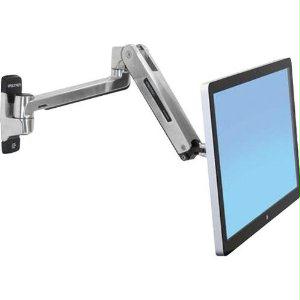 Ergotron Lx Hd Sit-stand Wall Mount Lcd Arm.accommodates Large Monitors,mid-size