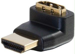 C2g Up Right Angle Hdmi Adapter M/f