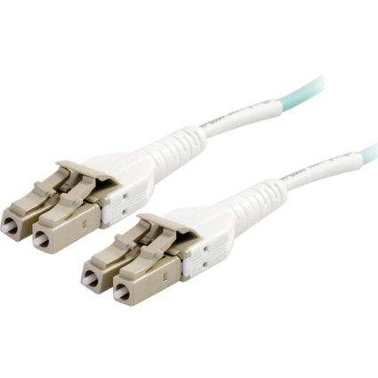 Legrand 1m Lc Uniboot 10gb 50/125 Om3 Duplex Multimode Pvc Fiber Optic Cable - Aqua