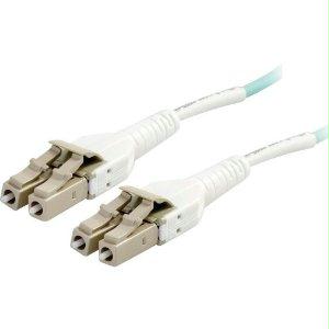 Legrand C2g 5m Lc Uniboot 10gb 50/125 Om3 Duplex Multimode Fiber Cable - Aqua - 16ft Om3