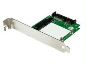 Startech Sata To Msata Ssd Adapter W/ Full And Low Profile Brackets Sata To Mini Sata Con