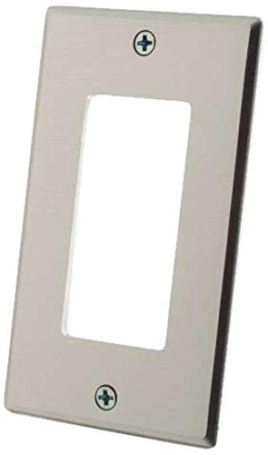 C2g Decorative Cutout Single Gang Wall Plate - Aluminum