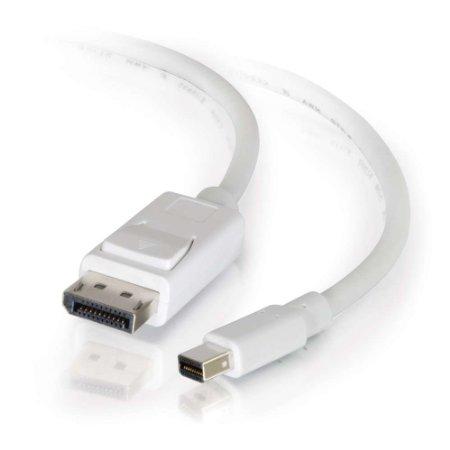 C2g 10ft Mini Displayport™ To Displayport™ Adapter Cable 4k 30hz - White