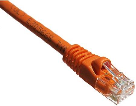 Axiom 10ft Cat5e 350mhz Patch Cable Molded Boot (orange)