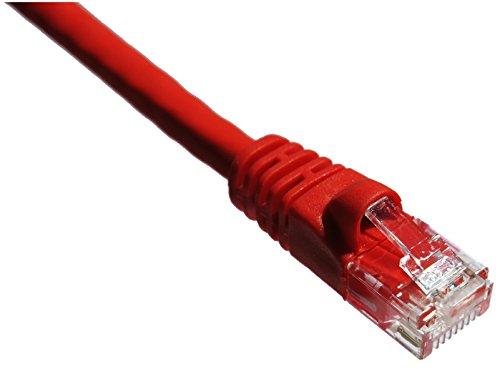 Axiom 1ft Cat5e 350mhz Patch Cable Molded Boot (red)