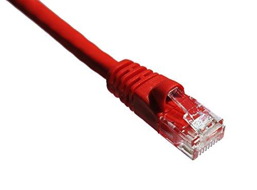 Axiom 25ft Cat5e 350mhz Patch Cable Molded Boot (red)