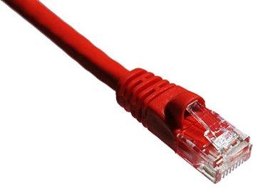 Axiom 50ft Cat5e 350mhz Patch Cable Molded Boot (red)