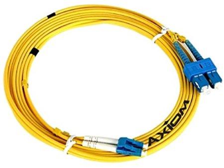 Axiom Lc/sc Singlemode Duplex Os2 9/125 Fiber Optic Cable 4m