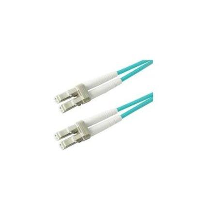 Add-on This Is A 3m Lc (male) To Lc (male) Aqua Duplex Riser-rated Fiber Patch Cable. A