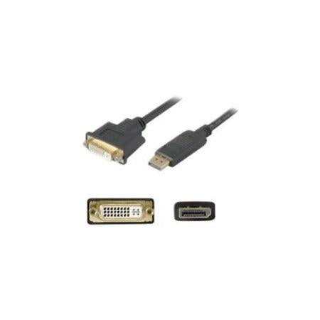 Add-on Addon 20.00cm (8.00in) Displayport Male To Dvi-i (29 Pin) Female Black Adapter C