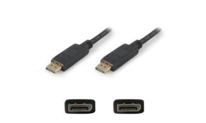 Add-on Addon 5 Pack Of 3ft Displayport Male To Male Black Cable