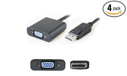 Add-on Addon 5 Pack Of 20.00cm (8.00in) Displayport Male To Vga Female With Audio Black