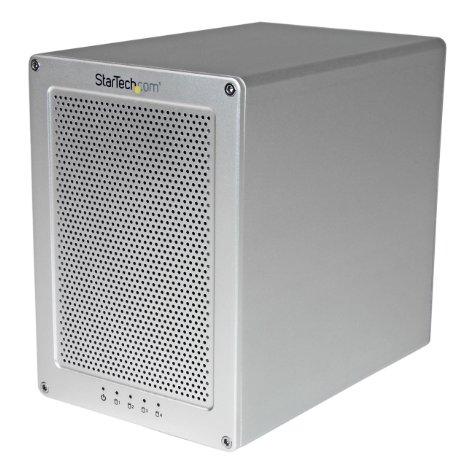 Startech Bandwidth Hungry Your Solution Is Here: Four-bay Thunderbolt 2 (20 Gbps) Hard Dr