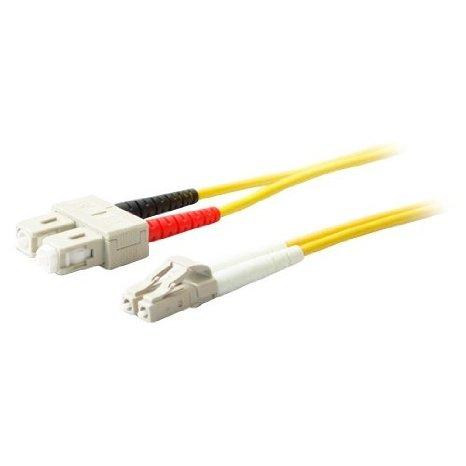 Add-on This Is An 8m Lc (male) To Sc (male) Yellow Duplex Riser-rated Fiber Patch Cable