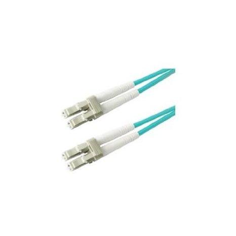 Add-on This Is A 10m Lc (male) To Lc (male) Aqua Duplex Riser-rated Fiber Patch Cable.