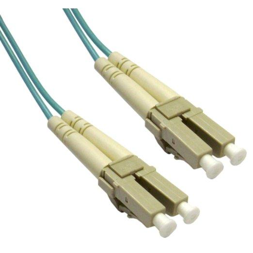 Add-on This Is A 10m Lc (male) To Lc (male) Aqua Duplex Riser-rated Fiber Patch Cable.