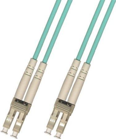 Add-on This Is A 50m Lc (male) To Lc (male) Aqua Duplex Riser-rated Fiber Patch Cable.