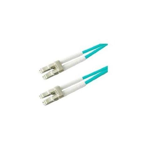 Add-on This Is A 9m Lc (male) To Lc (male) Aqua Duplex Riser-rated Fiber Patch Cable. A