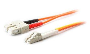 Add-on This Is A 1m Lc (male) To Sc (male) Orange Duplex Riser-rated Fiber Mode Conditi