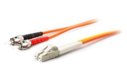 Add-on This Is A 1m Lc (male) To St (male) Orange Duplex Riser-rated Fiber Mode Conditi