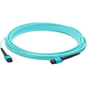 Add-on This Is A 3m Mpo (male) To Mpo (male) 12-strand Aqua Straight Riser-rated Fiber