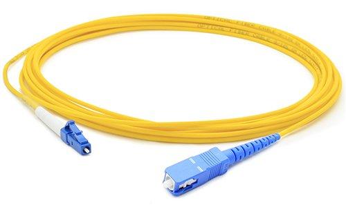 Add-on This Is A 10m Lc (male) To Sc (male) Yellow Simplex Riser-rated Fiber Patch Cabl