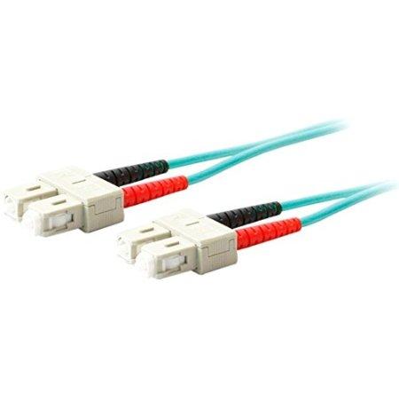 Add-on This Is A 2m Sc (male) To Sc (male) Aqua Duplex Riser-rated Fiber Patch Cable. A